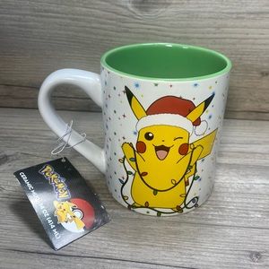 Pokemon Pikachu Holiday Christmas Ceramic 2020 Coffee Mug, New with Tags.